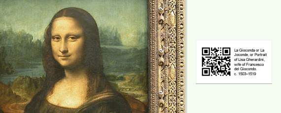 Mona Lisa QR code