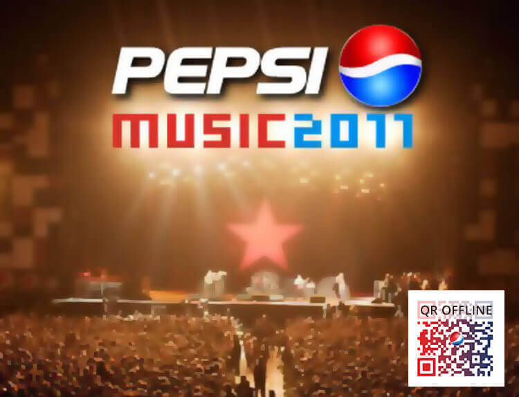 QR code pepsi music 2011