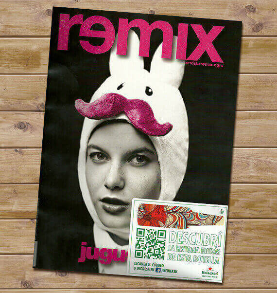 REMIX Heineken QR code