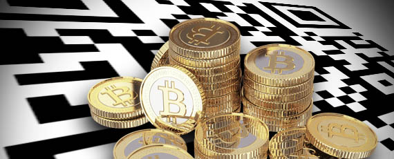 Bitcoins and QR codes