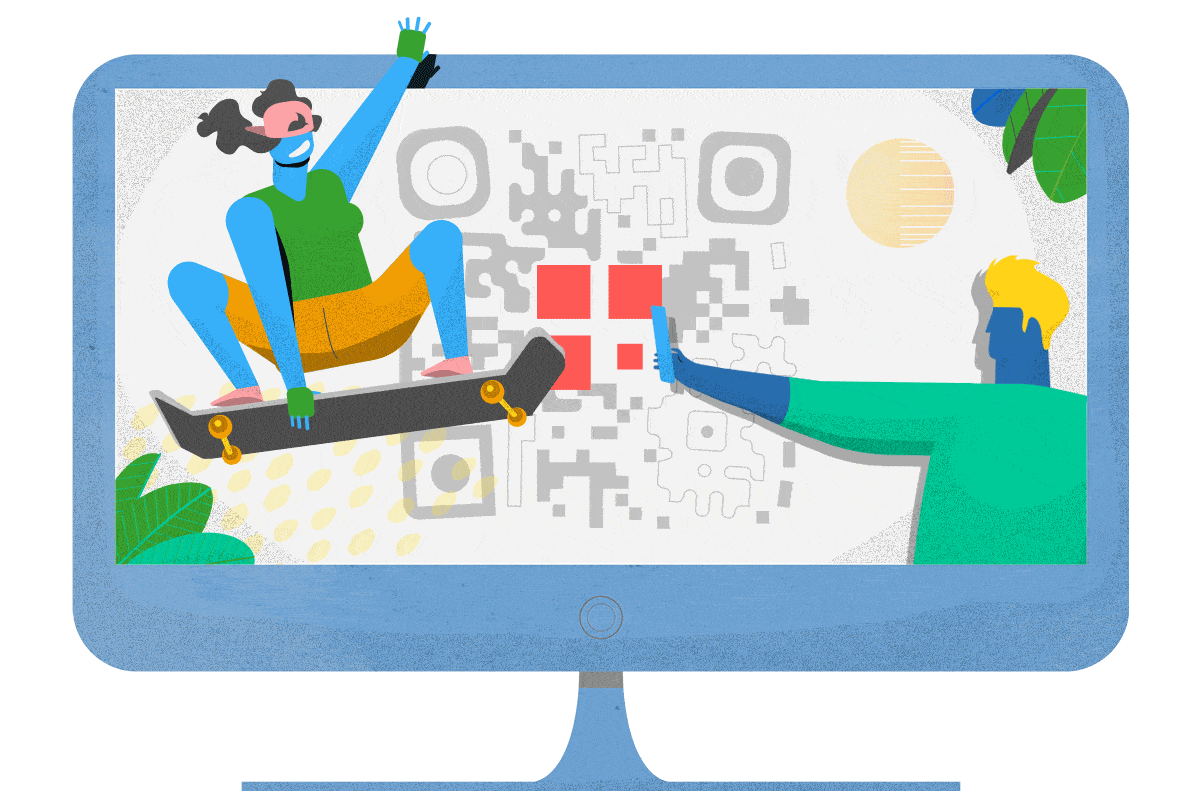 Youtube QR code hero